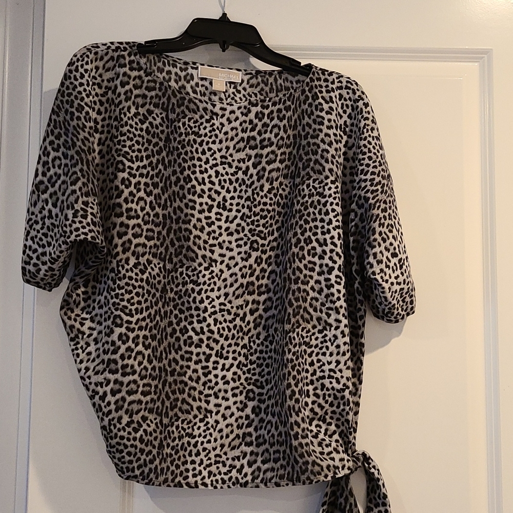 Michael Michael  Kors  animal print top